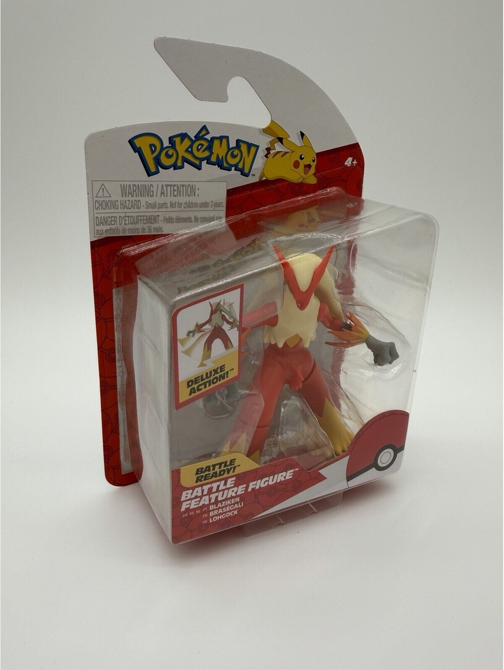 SEALED New in Box Blaziken Pokemon Battle Feature Figure Battle Ready Jazwares